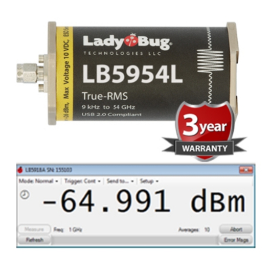 USBパワーセンサ 9kHz-54GHz  LB5954L 【高周波測定】